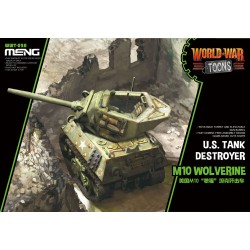 Meng U.S. Tank Destroyer M10 Wolverine (CARTOON MODEL) - Model Guide