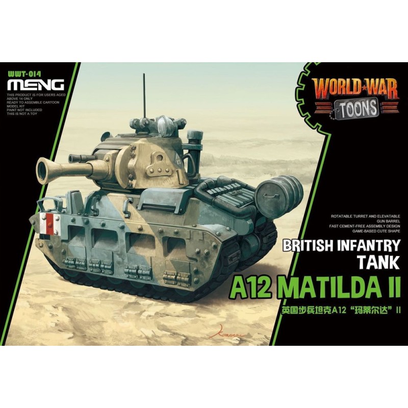 British Infantry Tank A12 Matilda II (CartoonModel)