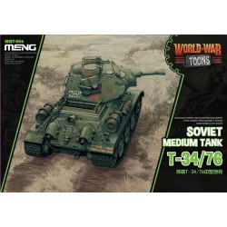 Meng Soviet Medium Tank T-34/76(Cartoon Model - Model Guide