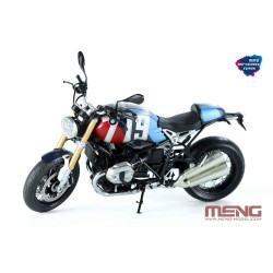 Meng BMW R nineT Option 719 Mars Red/CosmicBlue (Pre-colored Edition) 