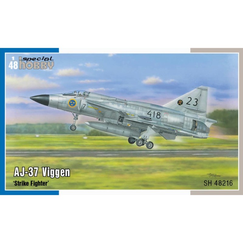 Maqueta de avión 1/48 AJ-37 Viggen ‘Strike Fighter’ - Special Hobby