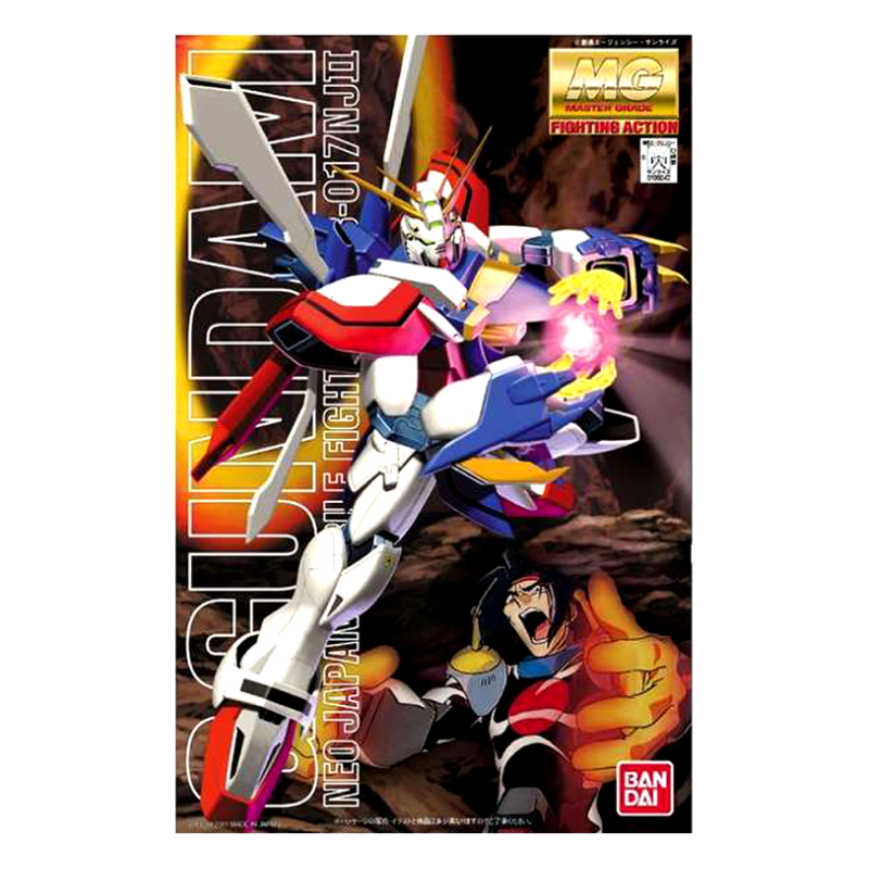 Maqueta 1/100 MG G Gundam de Bandai con sistema Fighting Action