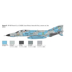 1/48 RF-4E Phantom II Italeri | Reconocimiento Militar