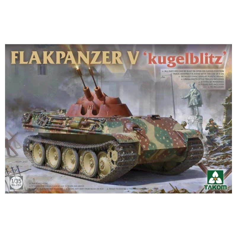 1/35 Takom FLAKPANZER V 'kugelblitz'