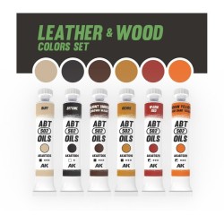 Abteilung 502 leather and wood colors set