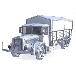 Vomag 8 LR LKW WWII German Heavy Truck