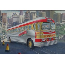 Roden GMC PD-3751 Silverside Trailwagon Trailways Company - Model Guid