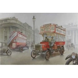 Roden Type B Bus, LGOC, London, Early 1914 - Guía de Modelismo