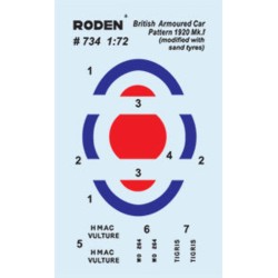 British Armoured Car Pattern 1920 Mk.II (modified with sand tyres)