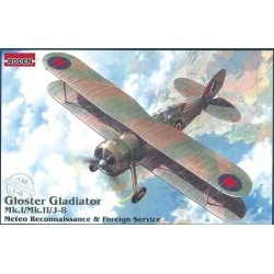 Roden Gloster Gladiator Mk.I/Mk.II/J-8 Meteo Reconnaissance - Model Gu