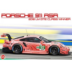 Nunu Model Kit Porsche 911 RSR 2018 LM GTE Class Winner 991 RSR "Pink Pig"