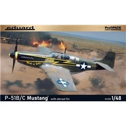 P-51B/C Mustang w/ dorsal fin  EDUARD-PROFIPACK