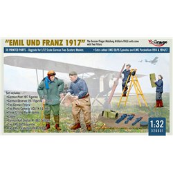 WWI German FA(A) Units Crew 'Emil und Franz 1917' w/Equipment