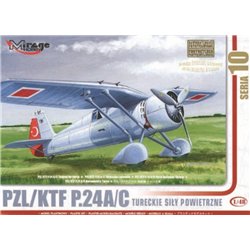 PZL/TFK P.24 C Türkische Luftwaffe mit Resin- und Fotoätzteilen