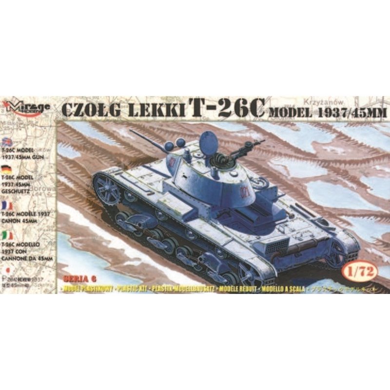 Leichter Panzer T-26 C Modell 1937 mit 45 mm Kanone