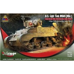 U.S.Light Tank M5A1 (Mid) 2nd Armd.Div.N