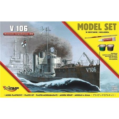 V 106 German WWI Torpedo Ship(Model Set