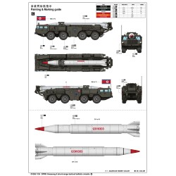 1/35 Hwasong-5 SRBM – Misil Balístico Norcoreano | Trumpeter