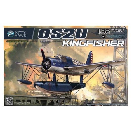 Maqueta 1/32 Vought OS2U Kingfisher Kitty Hawk – Hidroavión de reconocimiento de la Segunda Guerra Mundial