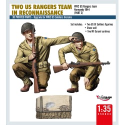 TWO US RANGERS TEAM IN RECONNAISSANCE