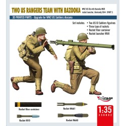 TWO US RANGERS TEAM WITH BAZOOKA