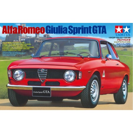 Maqueta 1/24 Alfa Romeo Giulia Sprint GTA Tamiya – modelo clásico de competición