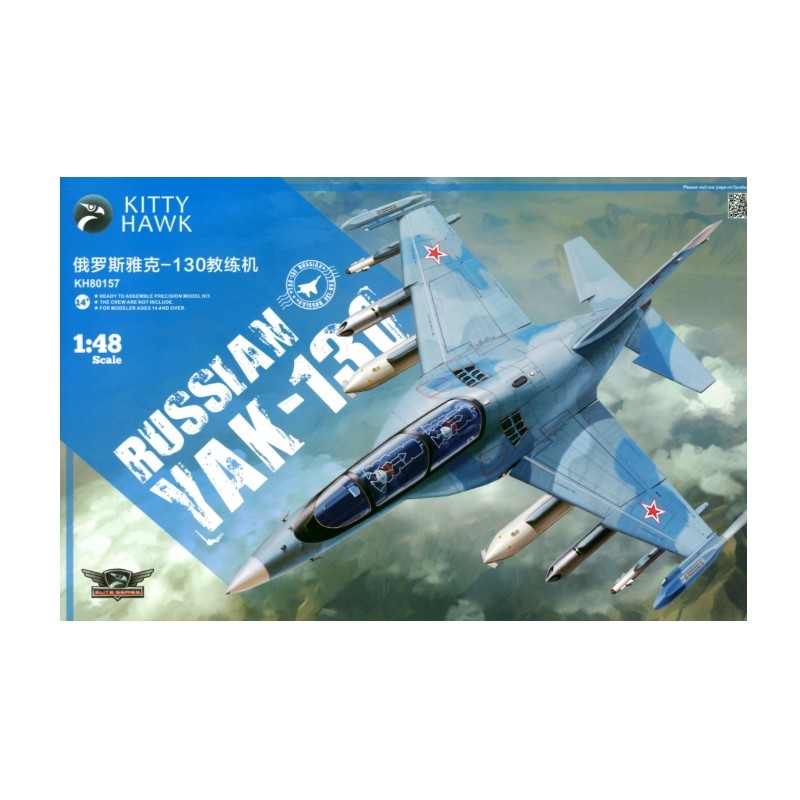 Maqueta 1/48 Russian Yak-130 de Kittyhawk – Avión de entrenamiento y ataque ligero ruso