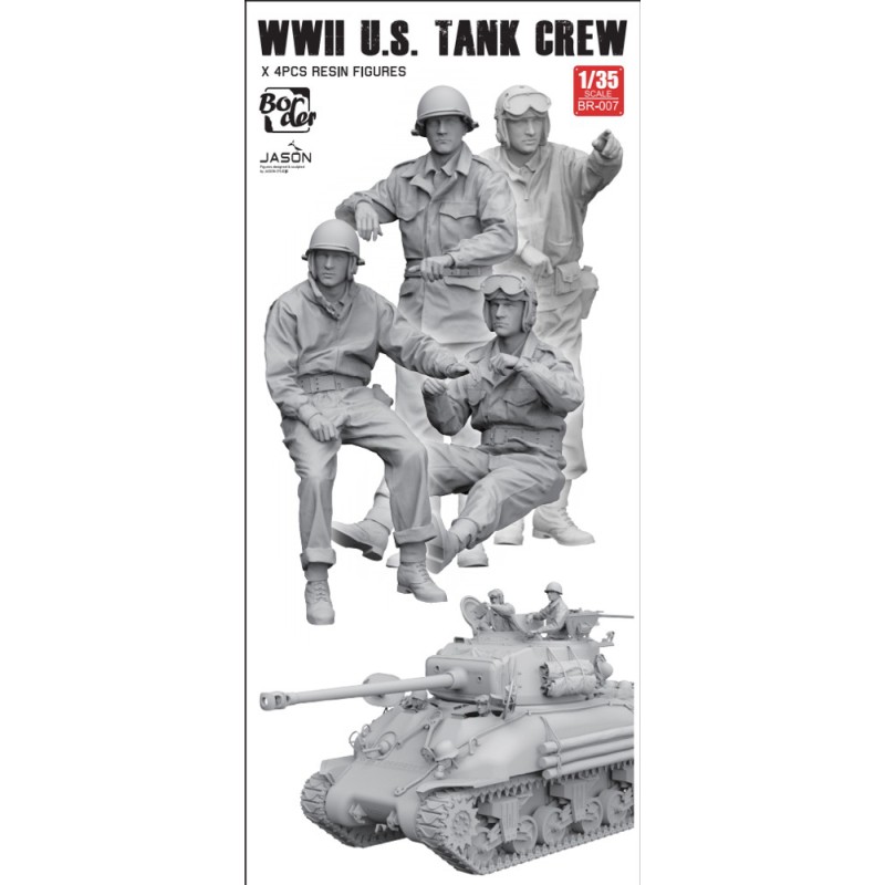 WWII U.S. Tank Crew 1/35 – Border Model | Robotines