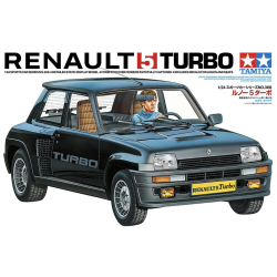 Maqueta Renault 5 Turbo 1/24 Tamiya – Deportivo clásico en miniatura.