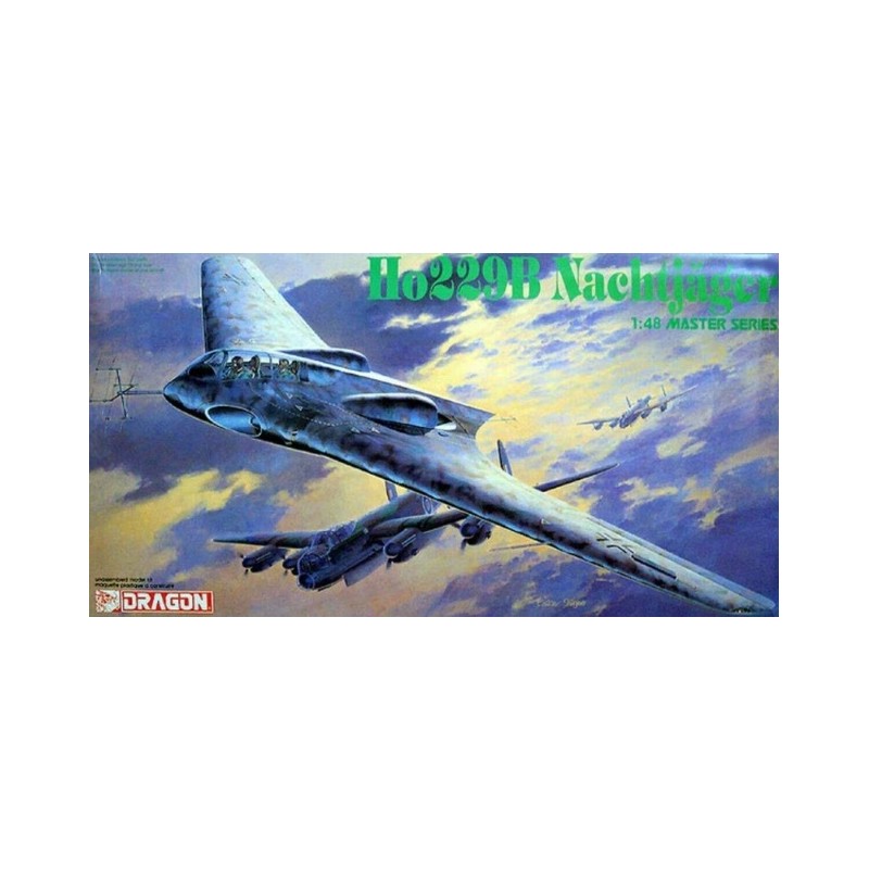 Maqueta 1/48 Horten Ho 229B Nachtjäger – Avión experimental nocturno WWII – Dragon.