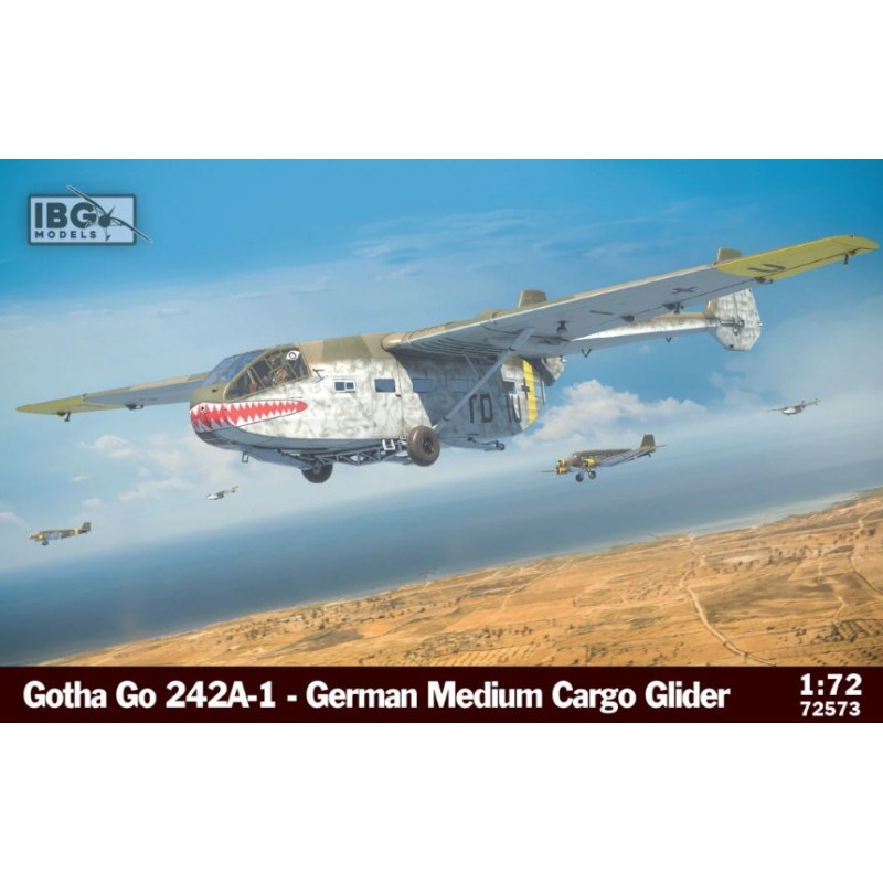 Maqueta 1/72 Gotha Go 242A-1 - Planeador de Transporte WWII de IBG