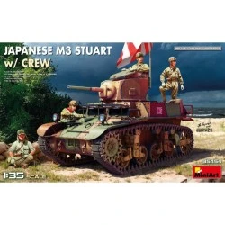 Maqueta 1/35 Japanese M3 Stuart con tripulación de MiniArt