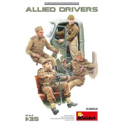 Maqueta 1/35 Allied Drivers de MiniArt - Conductores Aliados WWII