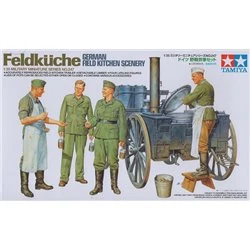 Tamiya 1/35 German Field Kitchen Scenery model kit