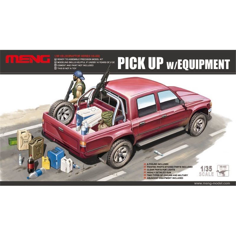 Meng 1/35 Pick Up w/Equipment