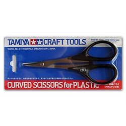 Tamiya Curved Scissors for Plastic