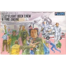 Maqueta Fujimi 1/72 Fire Engine & Flight Deck Crews