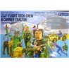 Fujimi 1/72 Flight Deck Crews & MD-3 Tractor model kit