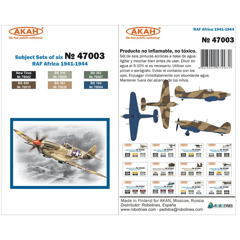 British Aircraft in Africa 1941 - 1944