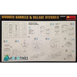 1/35 Wooden Barrels & Bins