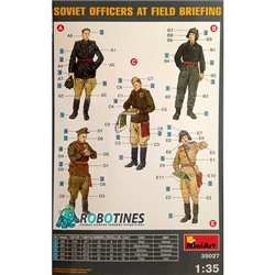 1/35 Soviet Officers at Field Briefing