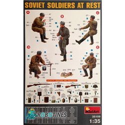 1/35 Soviet Solders At Rest (spetial edition)