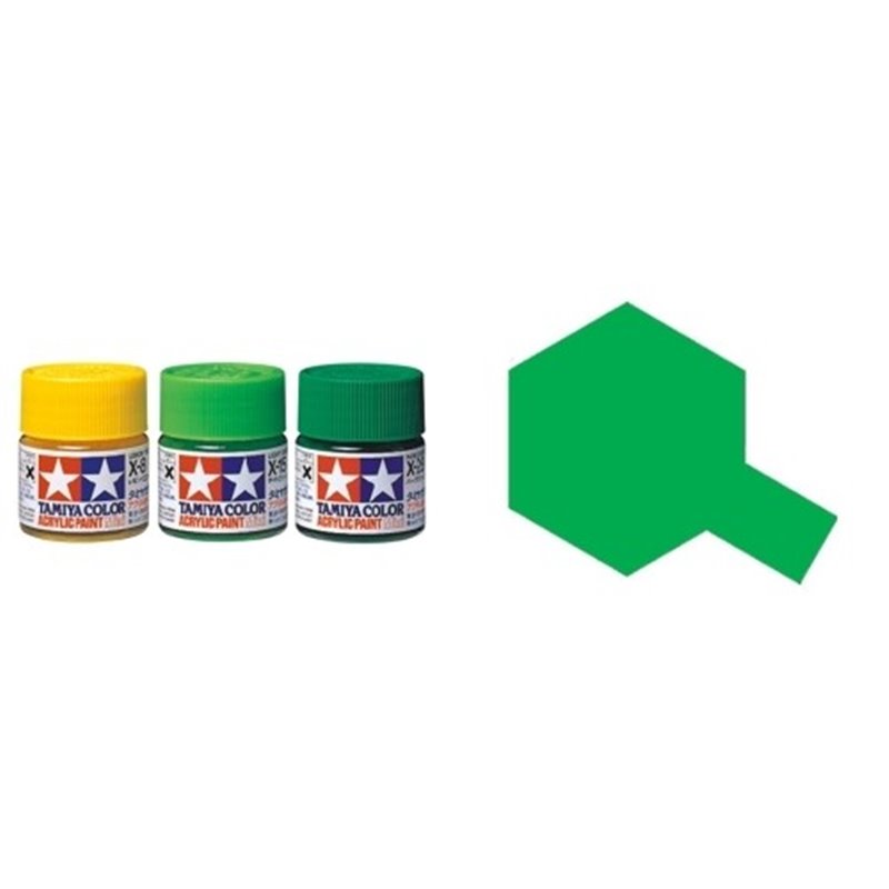 PINTURA ACRILICA TRANSLUCIDA X-25, VERDE