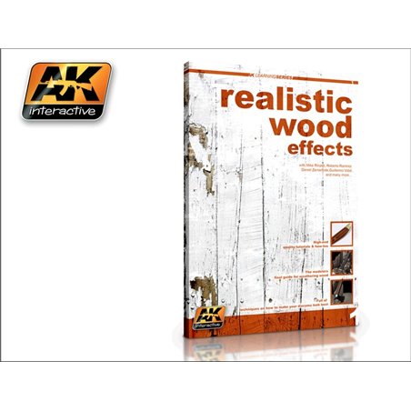 Portada del libro AK Learning Series 1 Realistics Wood Effects en inglés del fabricante Ak-interactive