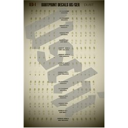 1/35 Bootprint decals: Dust