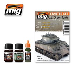 US GREEN VEHICLES SET - STARTER SET