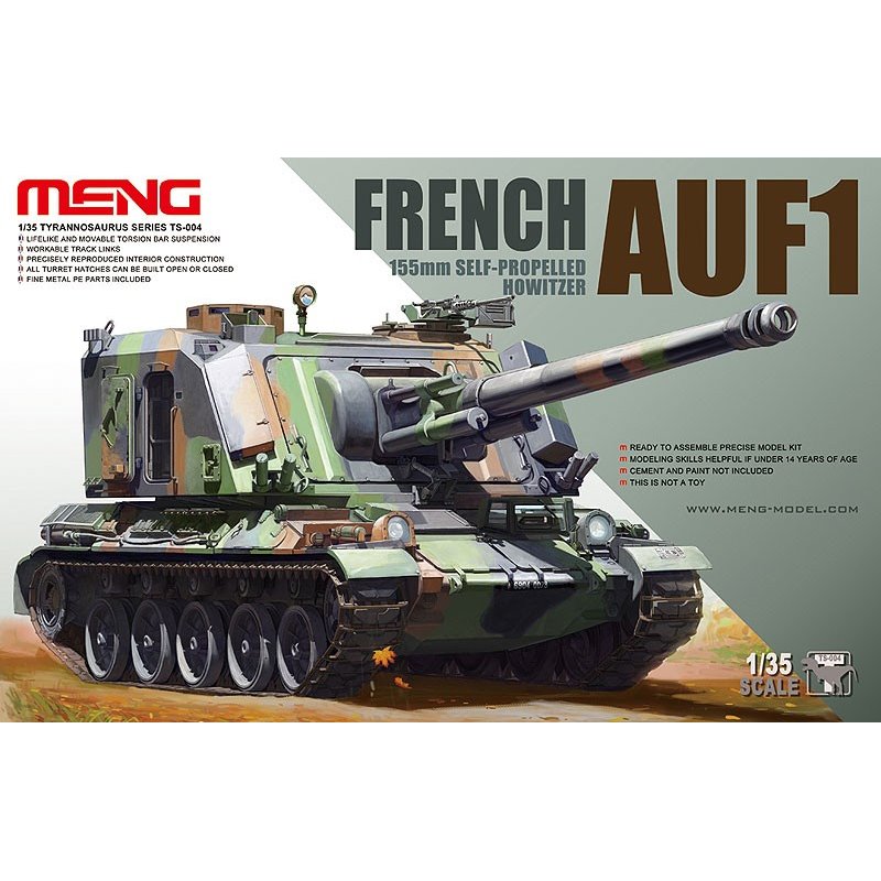 1/35 French AUF1 155mm Self-Propelled Howitzer