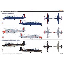 1/48 Fouga CM.170 Magister (2 kits)