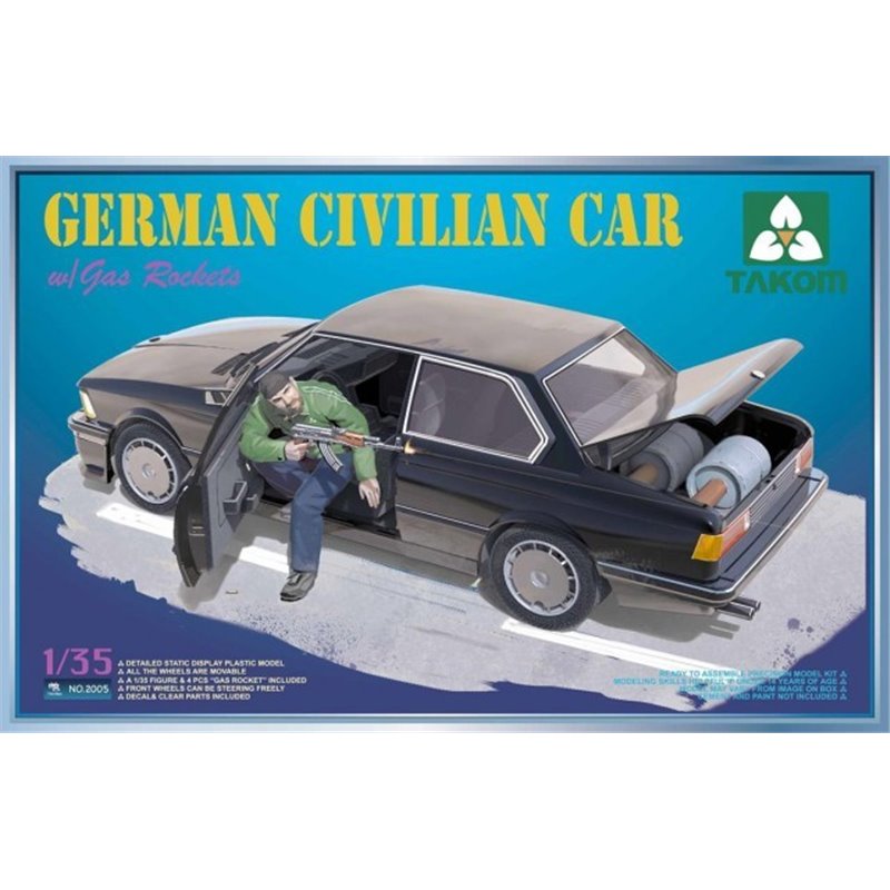 1/35 German Civilian Car with Gas Rockets