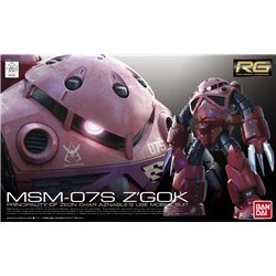 Bandai 1/144 RG MSM-07S Char's Z'Gok model kit